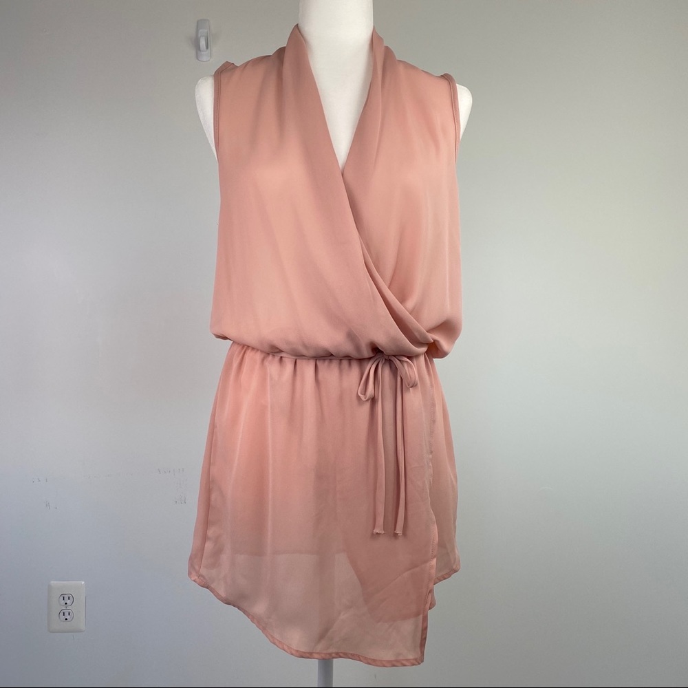 Fashion Nova Light Pink Romper Size Medium